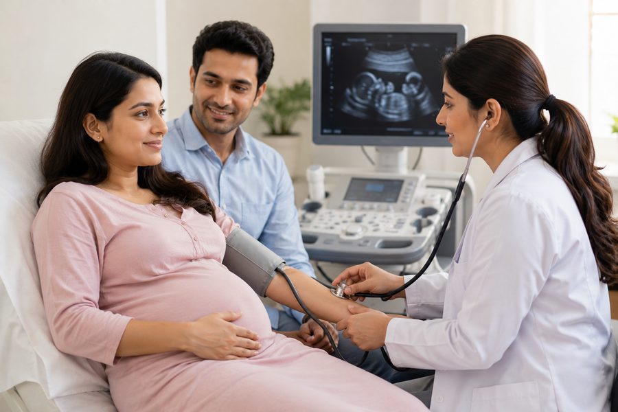 High-risk pregnancy monitoring and management