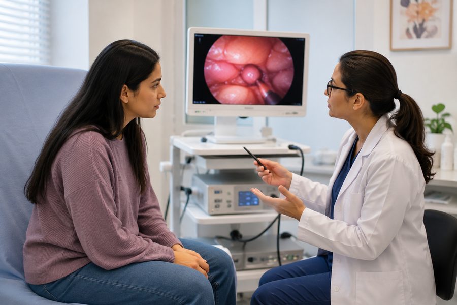 Hysteroscopy procedure guidance
